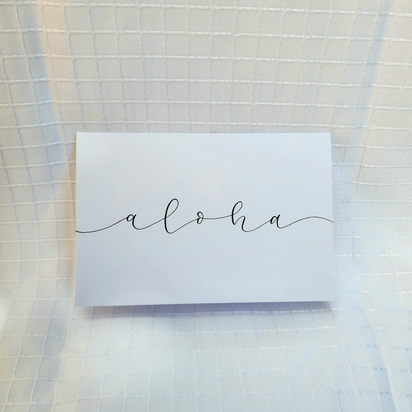 aloha greeting card