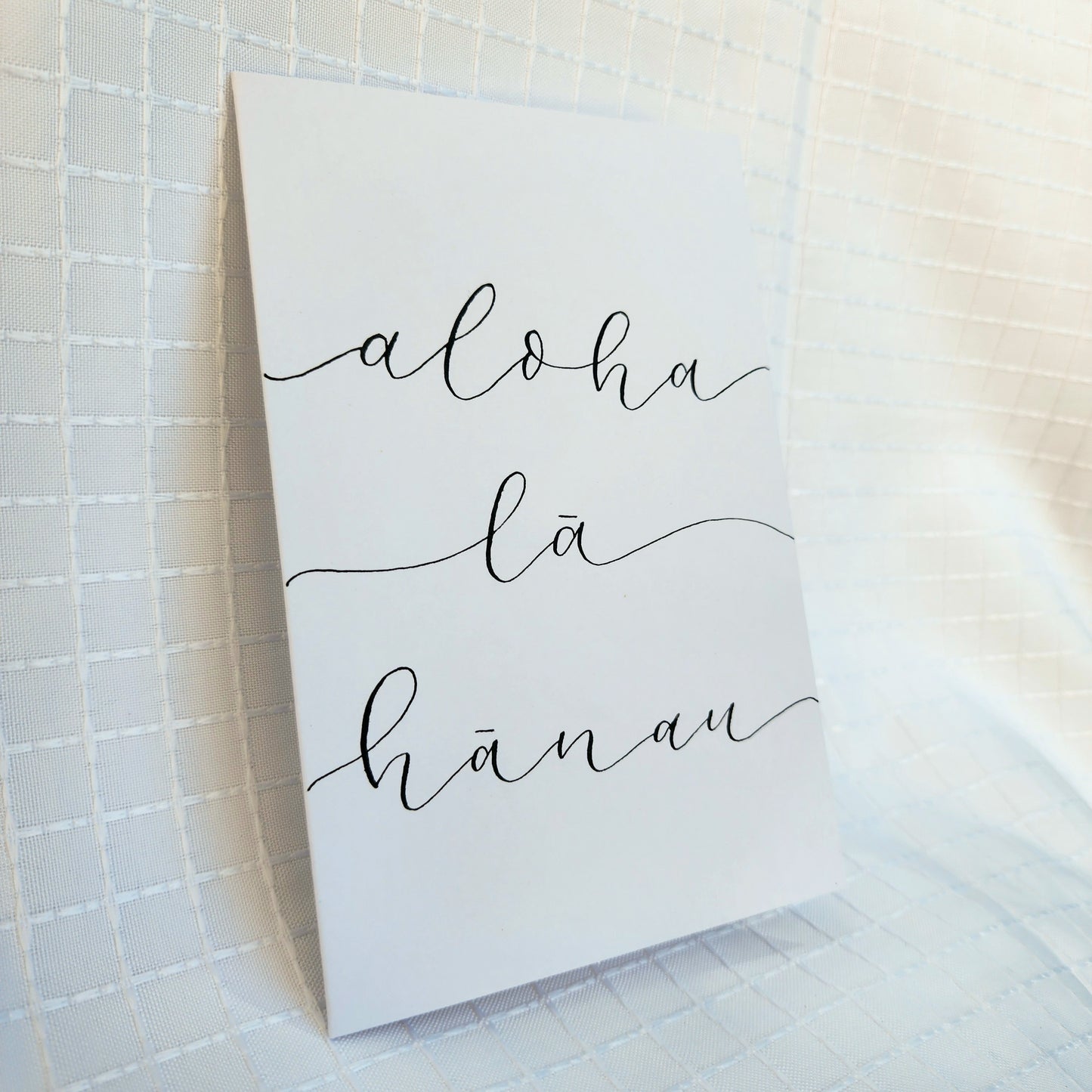 aloha lā hānau card