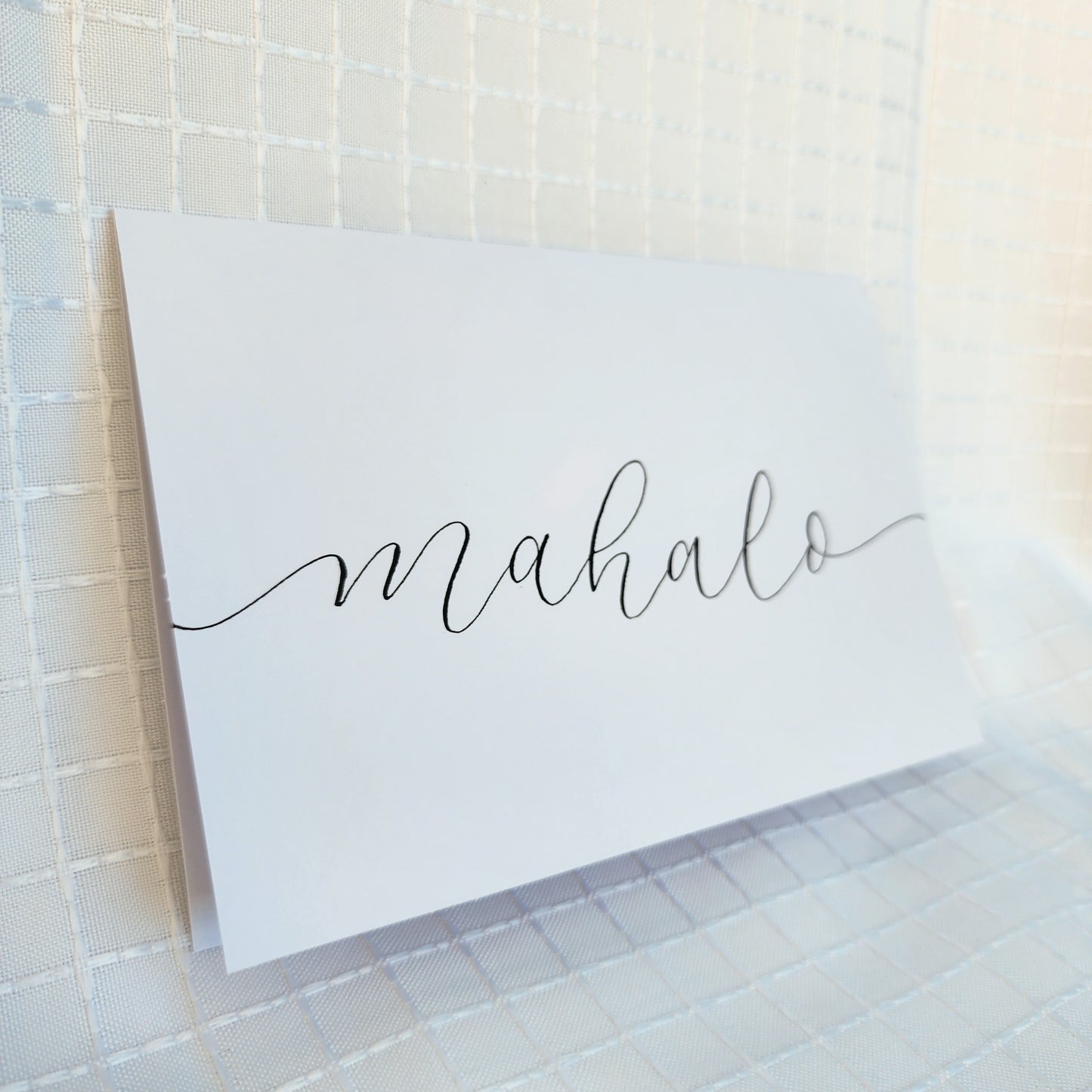 mahalo greeting card